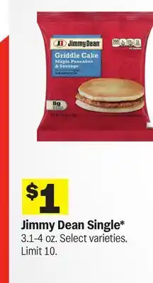 Meijer Jimmy Dean Single offer