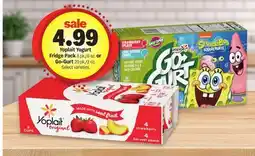 Meijer Yoplait Yogurt Fridge Pack 8 pk./6 oz. or Go-Gurt 20 pk./2 oz offer