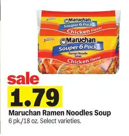 Meijer Maruchan Ramen Noodles Soup offer