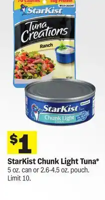 Meijer StarKist Chunk Light Tuna offer
