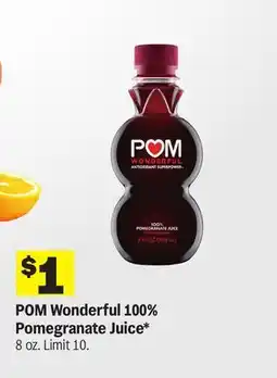 Meijer POM Wonderful 100% Pomegranate Juice offer