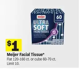 Meijer Meijer Facial Tissue offer