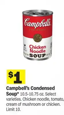Meijer Campbell's Condensed Soup offer