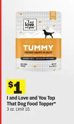 Meijer I and Love and You Top That Dog Food Topper offer