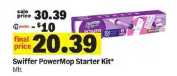Meijer Swiffer PowerMop Starter Kit offer