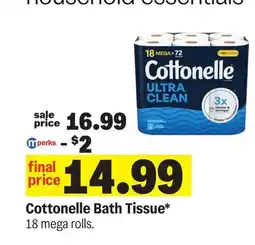 Meijer Cottonelle Bath Tissue offer