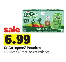 Meijer GoGo squeeZ Pouches offer