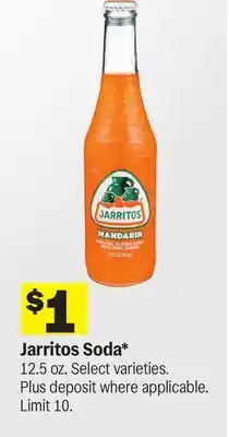 Meijer Jarritos Soda offer