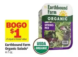Meijer Earthbound Farm Organic Salads offer