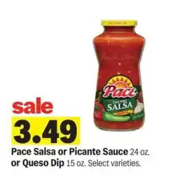 Meijer Pace Salsa or Picante Sauce or Queso Dip offer