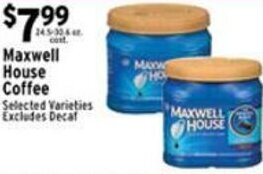 Met Foodmarkets Maxwell House Coffee offer