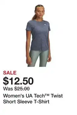 Belk Women's UA Tech Twist Short Sleeve T-Shirt offer