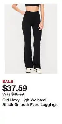 Old Navy Old Navy High-Waisted StudioSmooth Flare Leggings offer