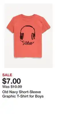 Old Navy Old Navy Short-Sleeve Graphic T-Shirt for Boys offer