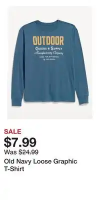 Old Navy Old Navy Loose Graphic T-Shirt offer