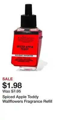 Bath & Body Works Spiced Apple Toddy Wallflowers Fragrance Refill offer