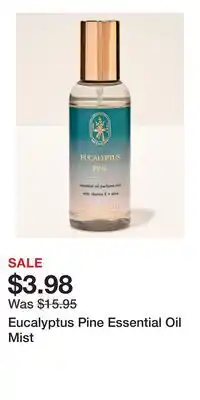 Bath & Body Works Eucalyptus Pine Essential Oil Mist offer