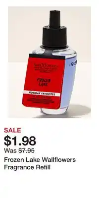 Bath & Body Works Frozen Lake Wallflowers Fragrance Refill offer