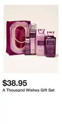 Bath & Body Works A Thousand Wishes Gift Set offer