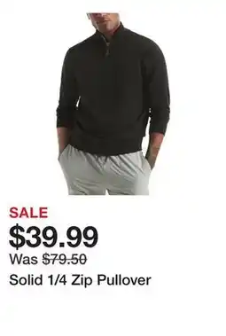 Belk Solid 1/4 Zip Pullover offer