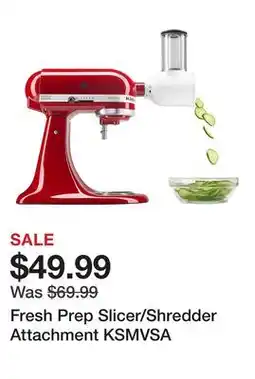 Belk Fresh Prep Slicer/Shredder Attachment KSMVSA offer
