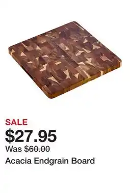 Belk Acacia Endgrain Board offer