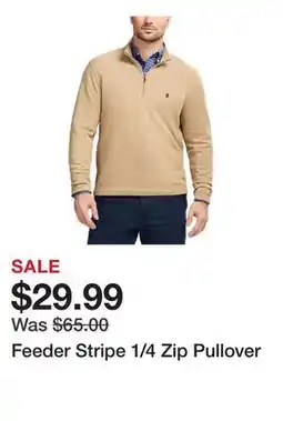 Belk Feeder Stripe 1/4 Zip Pullover offer