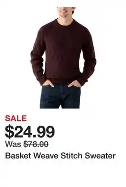 Belk Basket Weave Stitch Sweater offer