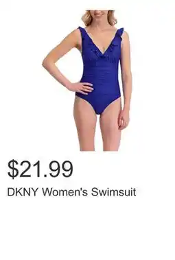 Costco DKNY Women's Swimsuit offer