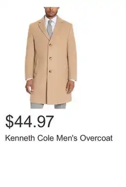 Costco Kenneth Cole Men's Overcoat offer