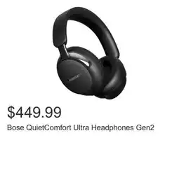 Costco Bose QuietComfort Ultra Headphones Gen2 offer