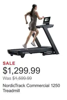 Costco NordicTrack Commercial 1250 Treadmill offer