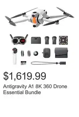 Costco Antigravity A1 8K 360 Drone Essential Bundle offer