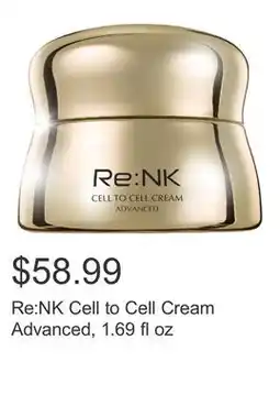 Costco Re:NK Cell to Cell Cream Advanced, 1.69 fl oz offer