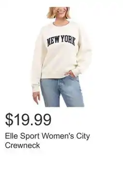 Costco Elle Sport Women's City Crewneck offer