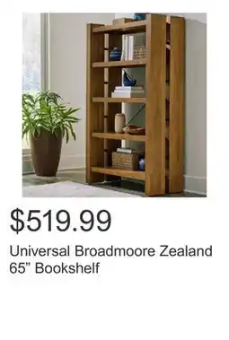 Costco Universal Broadmoore Zealand 65 Bookshelf offer