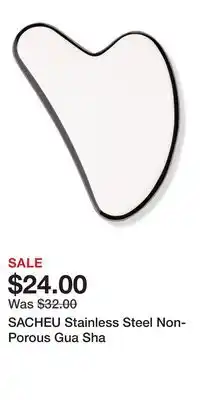 Ulta Beauty SACHEU Stainless Steel Non-Porous Gua Sha offer