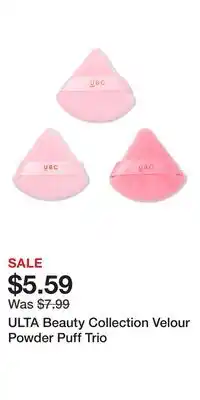 Ulta Beauty ULTA Beauty Collection Velour Powder Puff Trio offer