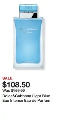 Ulta Beauty Dolce&Gabbana Light Blue Eau Intense Eau de Parfum offer