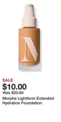 Ulta Beauty Morphe Lightform Extended Hydration Foundation offer