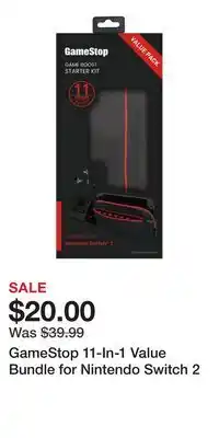 Game Stop GameStop 11-In-1 Value Bundle for Nintendo Switch 2 offer