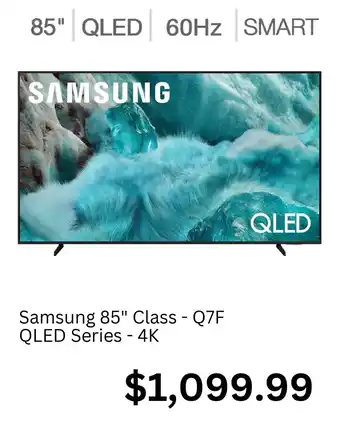 Samsung 85" Class - Q7F QLED Series - 4K