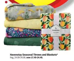 Meijer Havenstay Seasonal Throws and Blankets offer