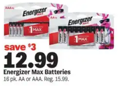 Meijer Energizer Max Batteries offer