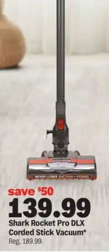 Meijer Shark Rocket Pro DLX Corded Stick Vacuum offer
