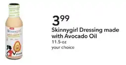 Publix Skinnygirl Dressing made with Avocado Oil offer