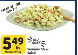 Albertsons Summer Slaw Salad offer