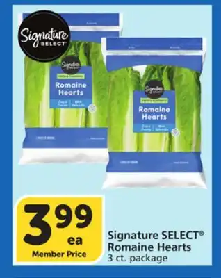 Albertsons Signature SELECT Romaine Hearts offer