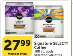 Albertsons Signature SELECT Coffee offer