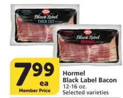 Albertsons Hormel Black Label Bacon offer